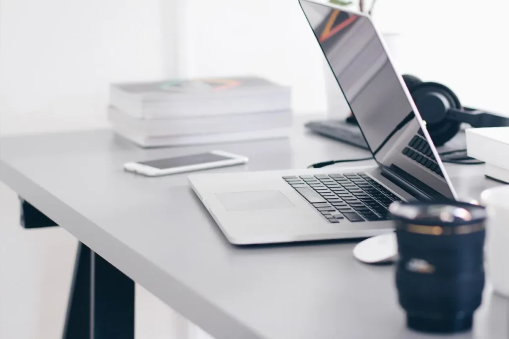 A laptop on a picture, symbolizing how to boost your online presence with Solo.to — start today for free