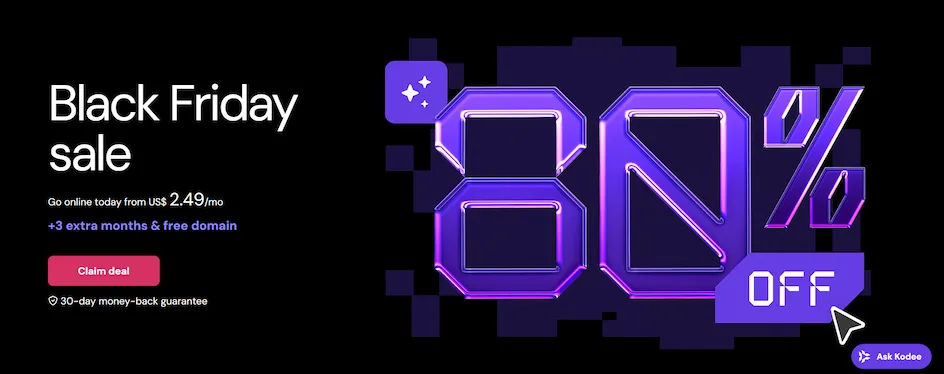 Hostinger Black Friday — Best Deals for Freelancers and Digital Creators