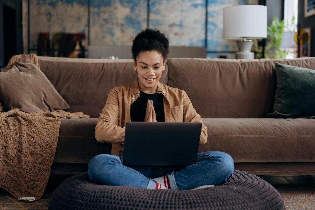 A person studying at home on a laptop, symbolizing the power and accessibility of learning online