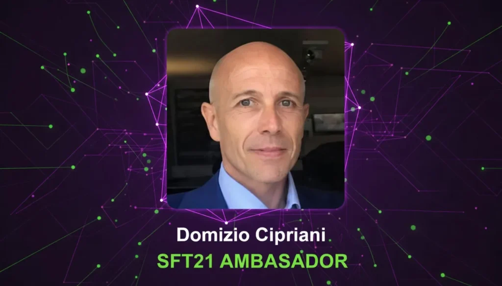 Domizio Cipriani, the First SFT21 Ambassador, supporting the vision and growth of the SFT21 Business Concept