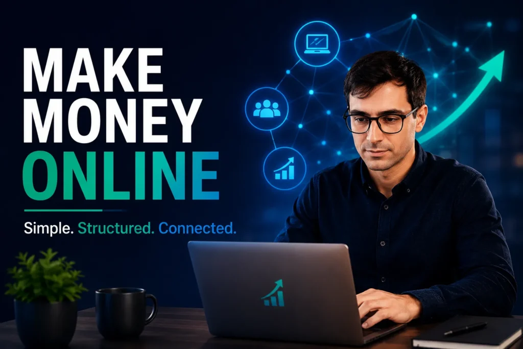 Make money online with a simple, structured, and connected digital system